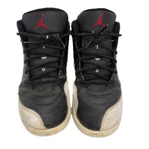 Nike Jordan Little Kid's 12 Retro Playoffs Black/Varsity Red-White - 3